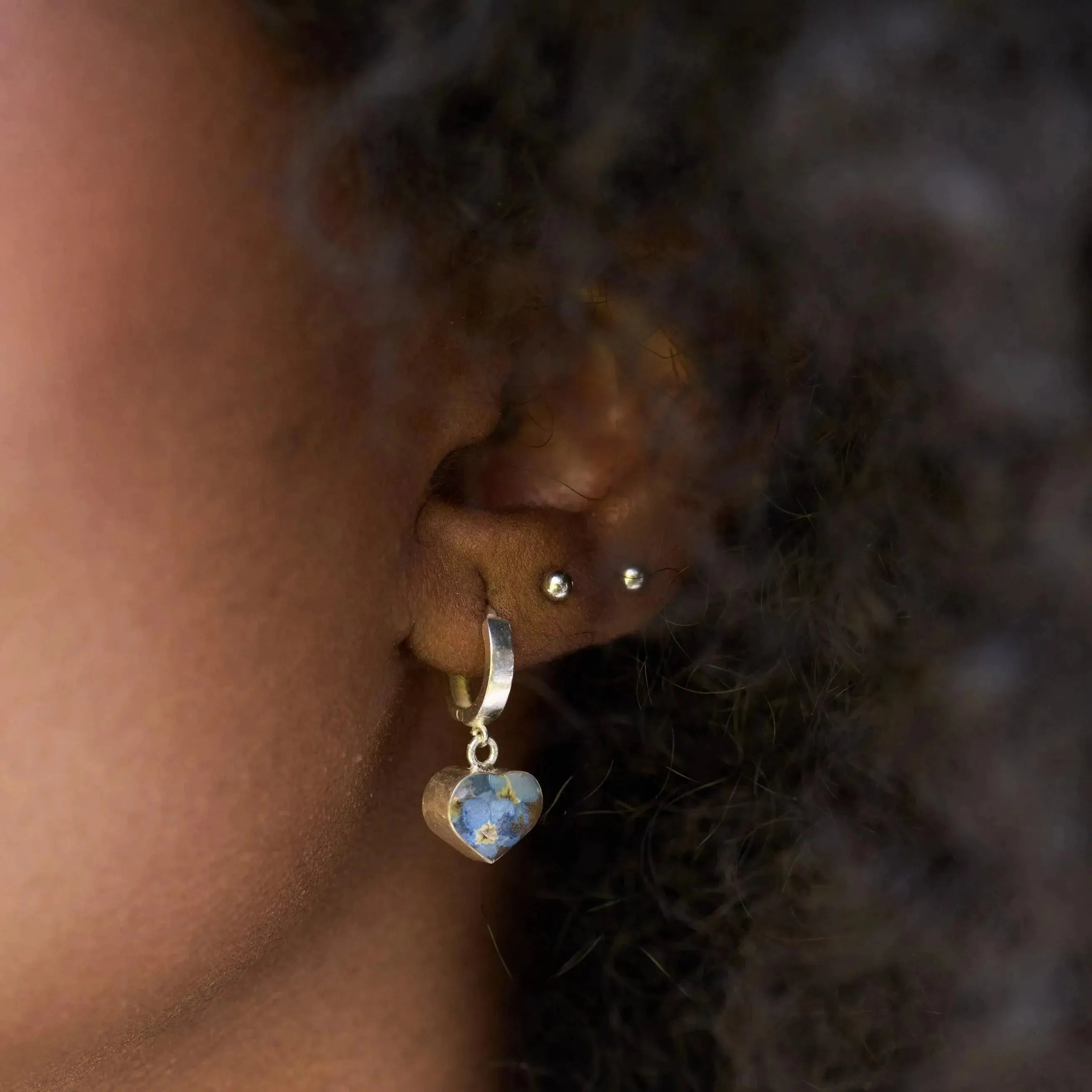 flower earrings by Shrieking Violet