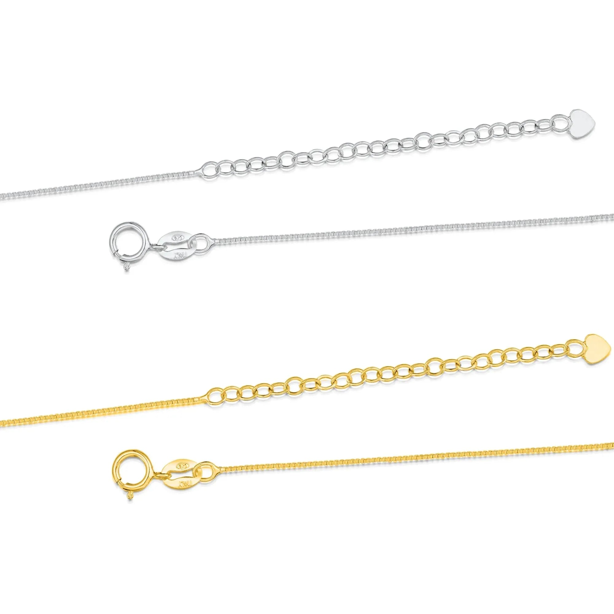 Rond hangertje van sterling zilver met echte bloemen van Shrieking Violet®