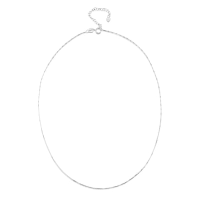 Daisy Silver Round Pendant Necklace